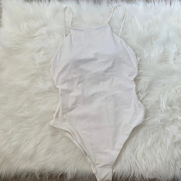 Andie Asbury Rib One Piece Swim coconut XL - Picture 2 of 7